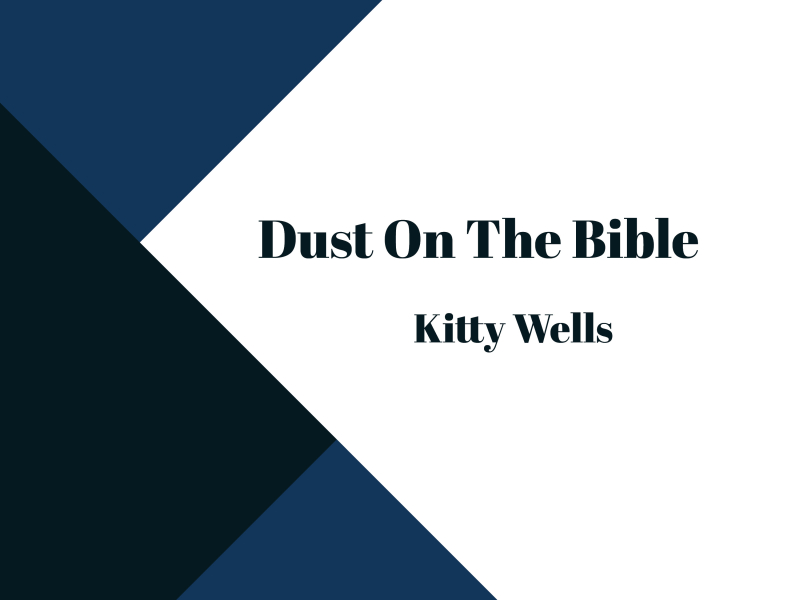 Dust on the Bible