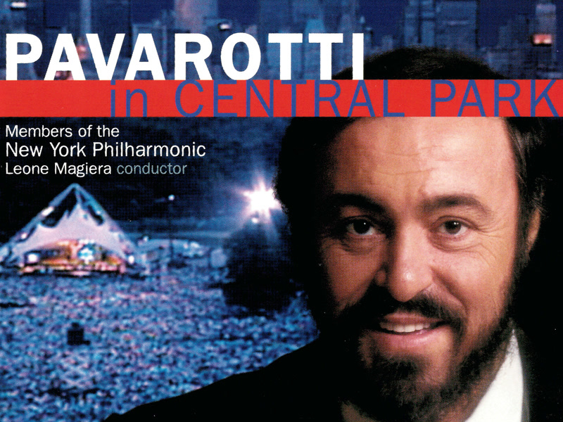 Pavarotti in Central Park