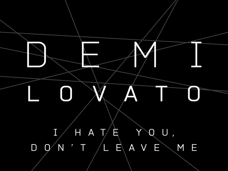 I Hate You, Don’t Leave Me (Single)