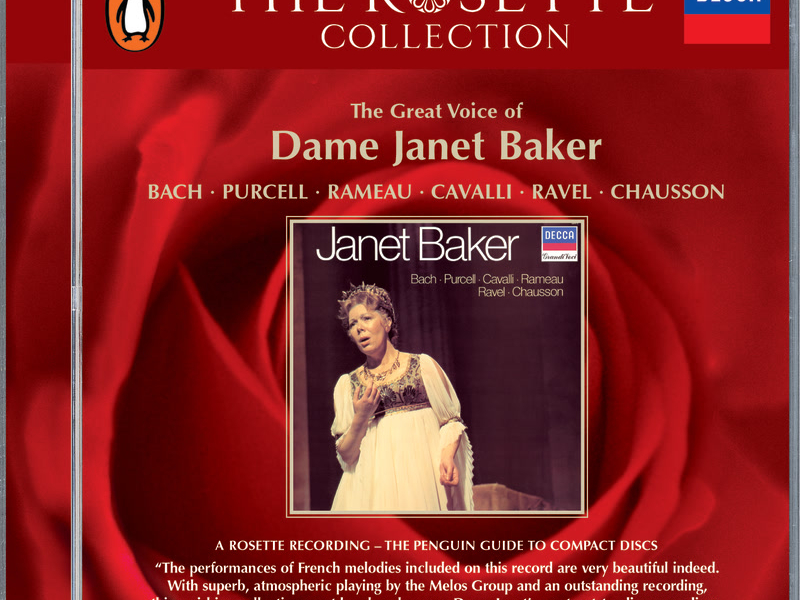 Bach/Purcell/Rameau/Cavalli/Ravel/Chausson - Janet Baker
