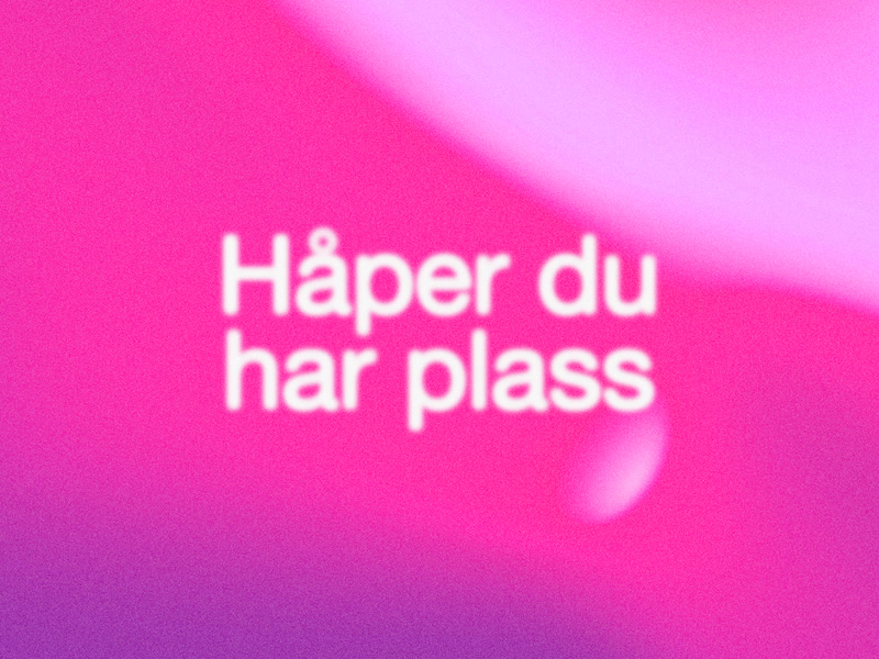 Håper du har plass (Single)