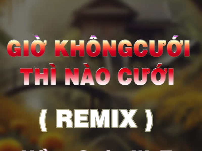 Giờ Không Cưới Thì nào Cưới (HM Remix) (Single)