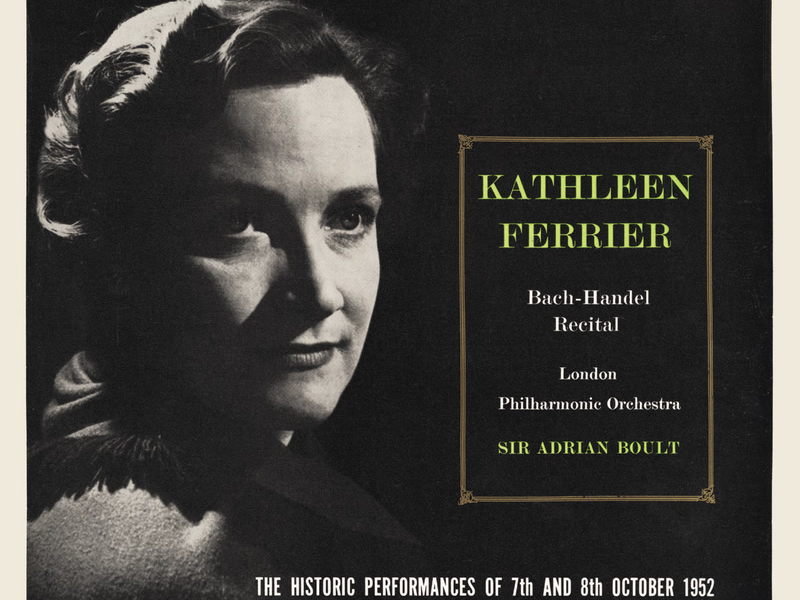 J.S. Bach & Handel Arias [1960 Stereo Remake] (Adrian Boult – The Decca Legacy II, Vol. 6)