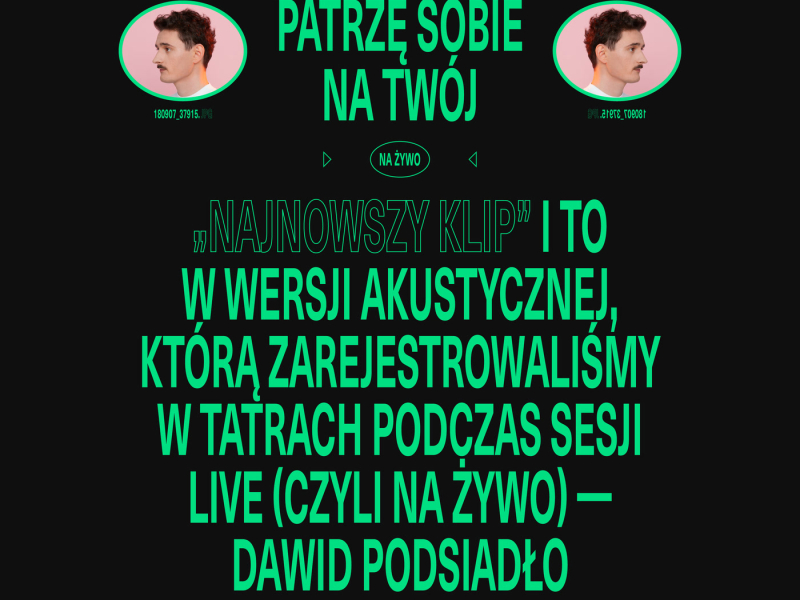 Najnowszy Klip (na żywo, akustycznie) (Single)