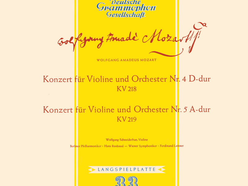 Mozart: Violin Concertos Nos. 4 & 5; Piano Concerto No. 14