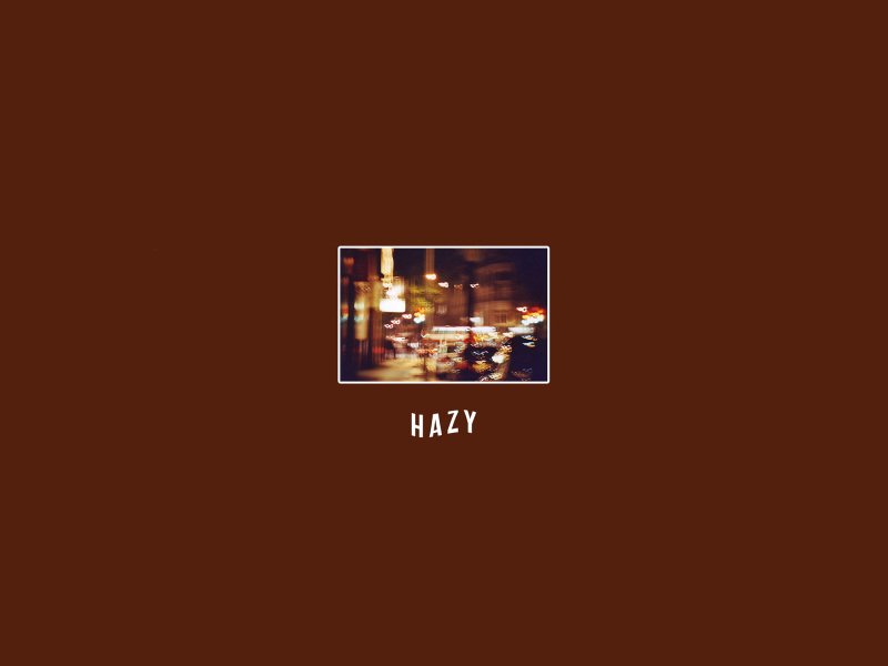 Hazy (Single)