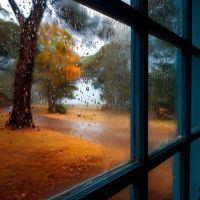 Rain Fall on a Window in Australia (Single)