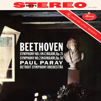 Beethoven: Symphony No. 2; Symphony No.1 (Paul Paray: The Mercury Masters II, Volume 7)