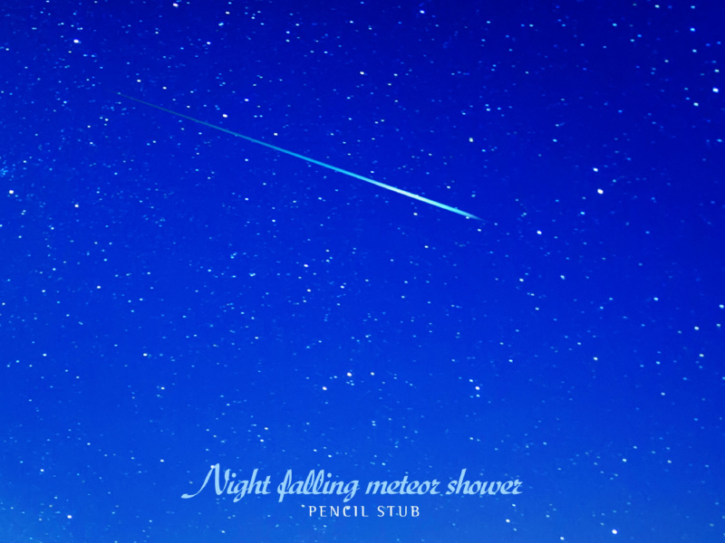 Meteor shower falling (Single)