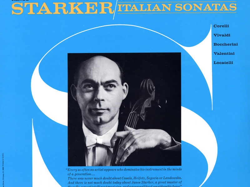 Starker Plays Italian Sonatas (The Mercury Masters, Vol. 8)