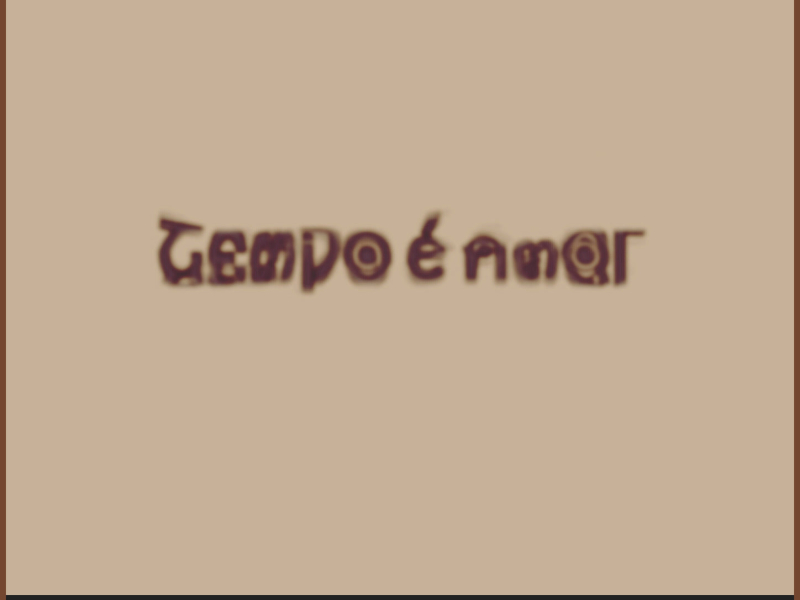 TEMPO É AMOR (Single)