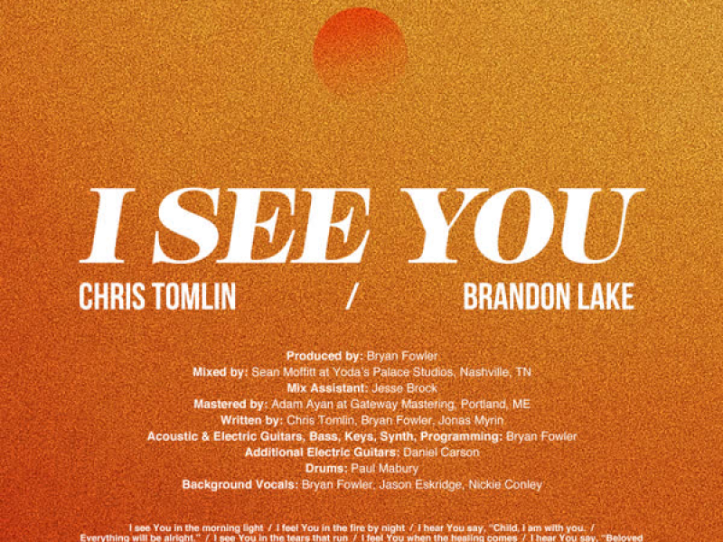 I See You (Single)