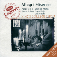 Allegri: Miserere / Palestrina: Stabat Mater