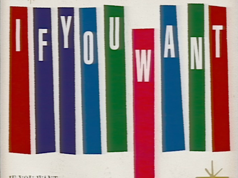 If You Want (Single)