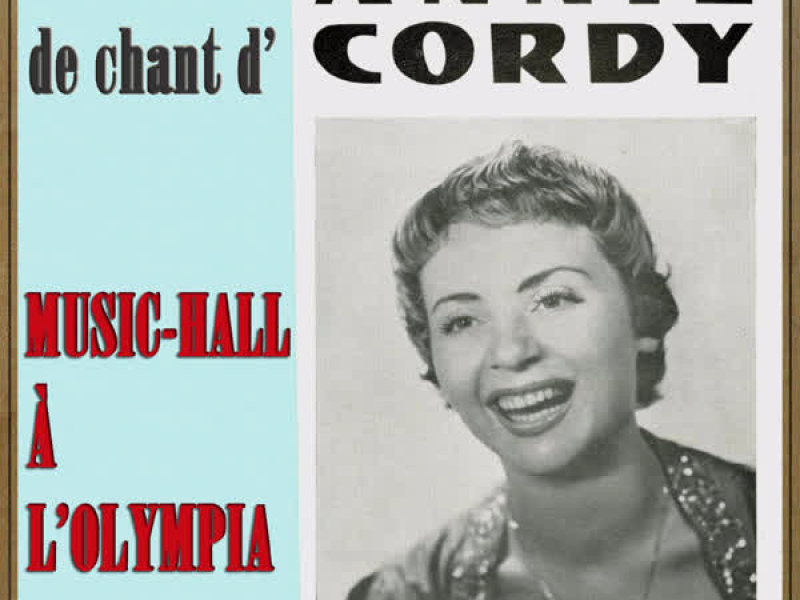 Vintage French Song No. 135 - LP: Annie Cordy À L'Olympia