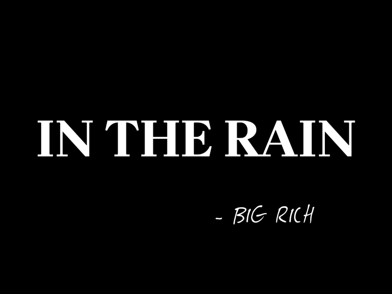 In The Rain (Single)