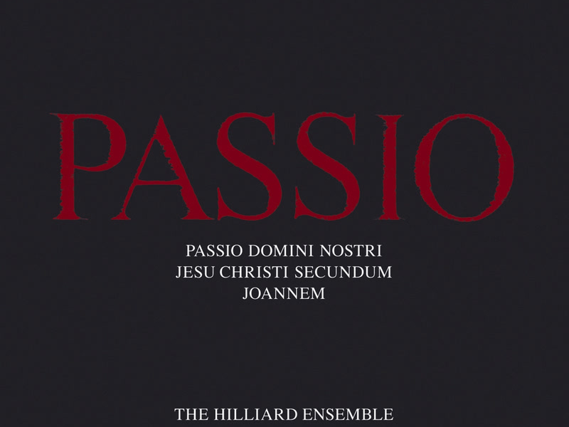 Arvo Pärt: Passio (Single)