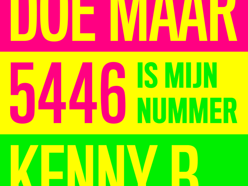 5446 Is Mijn Nummer (Single)