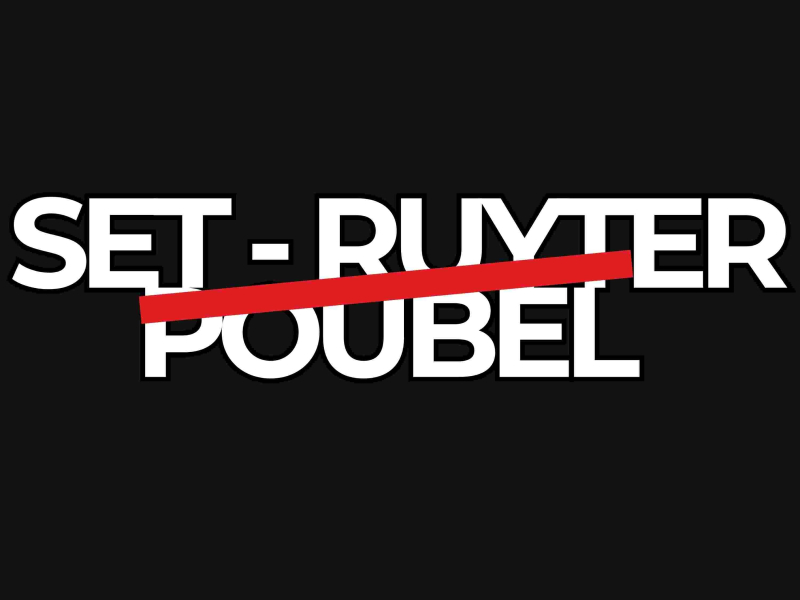 SET - RUYTER POUBEL (Single)