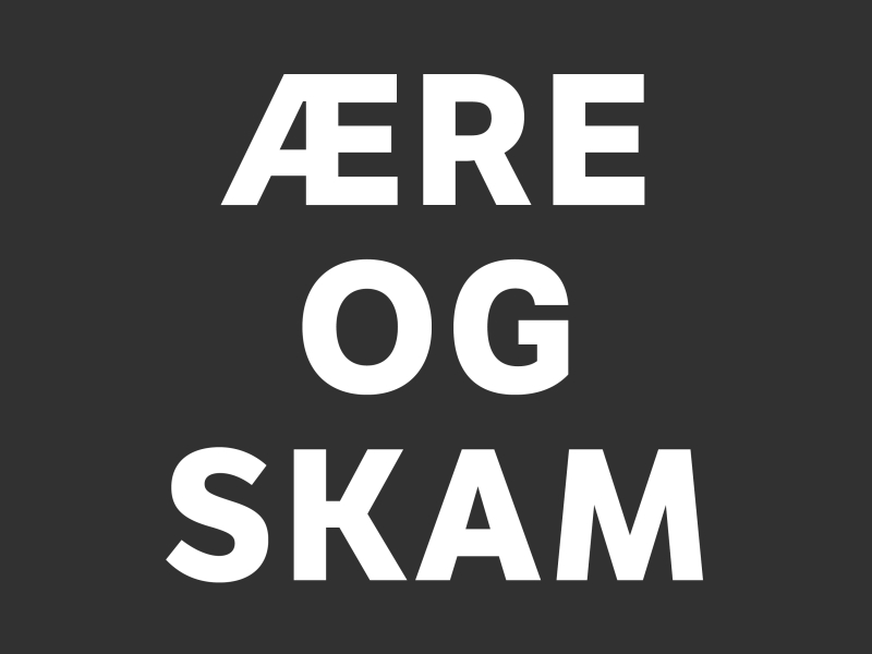 Ære Og Skam (Single)