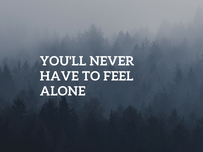 You'll Never Have To Feel Alone (Single)