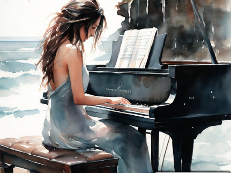 Piano By The Ocean
