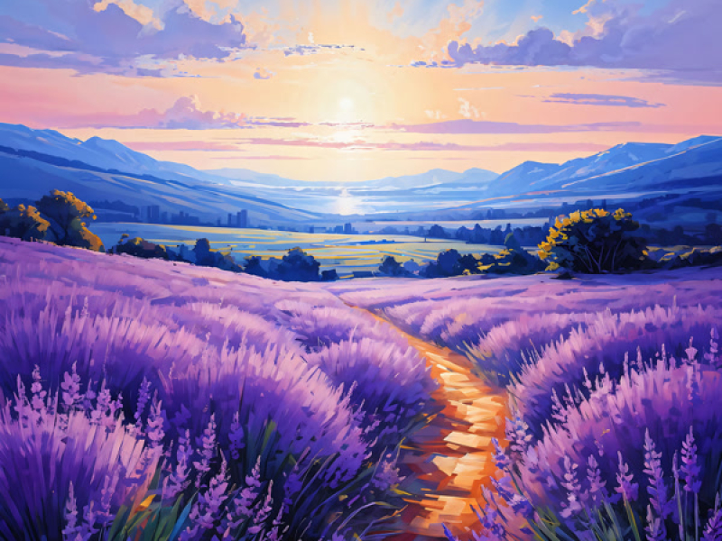 Lavender Rainfall (Single)