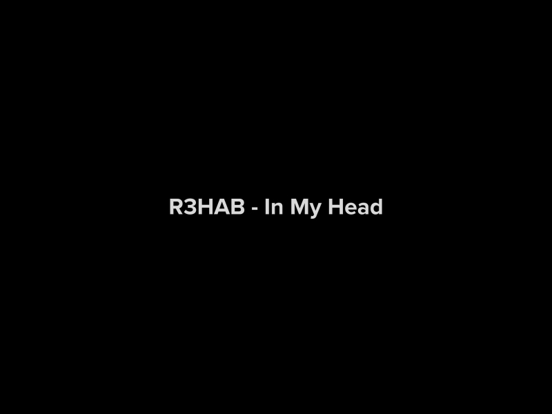 In My Head (Single)