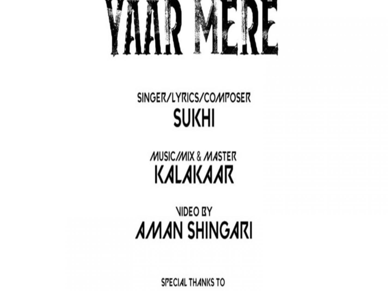 Yaar mere (Single)