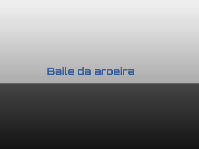 Baile da aroeira (Single)