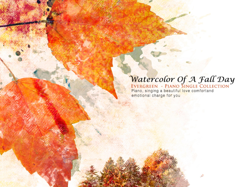 Autumn watercolor (Single)
