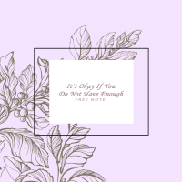 It's okay if you do not have enough (EP)