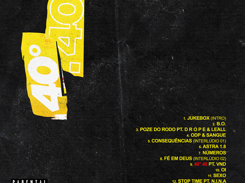 40˚.40 - Tracklist (Single)