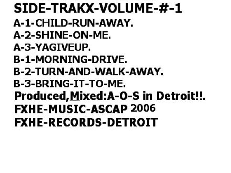 Side-Trakx, Vol. 1