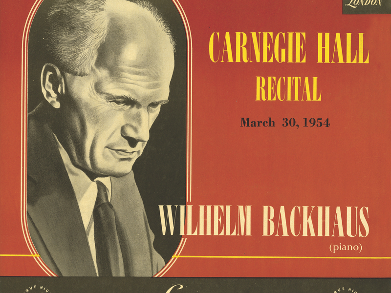 Carnegie Hall Recital, 1954