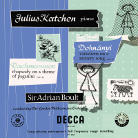 Rachmaninoff: Rhapsody on a theme of Paganini [1954]; Dohnányi: Variations on a Nursery Song [1954] (Adrian Boult – The Decca Legacy III, Vol. 11)