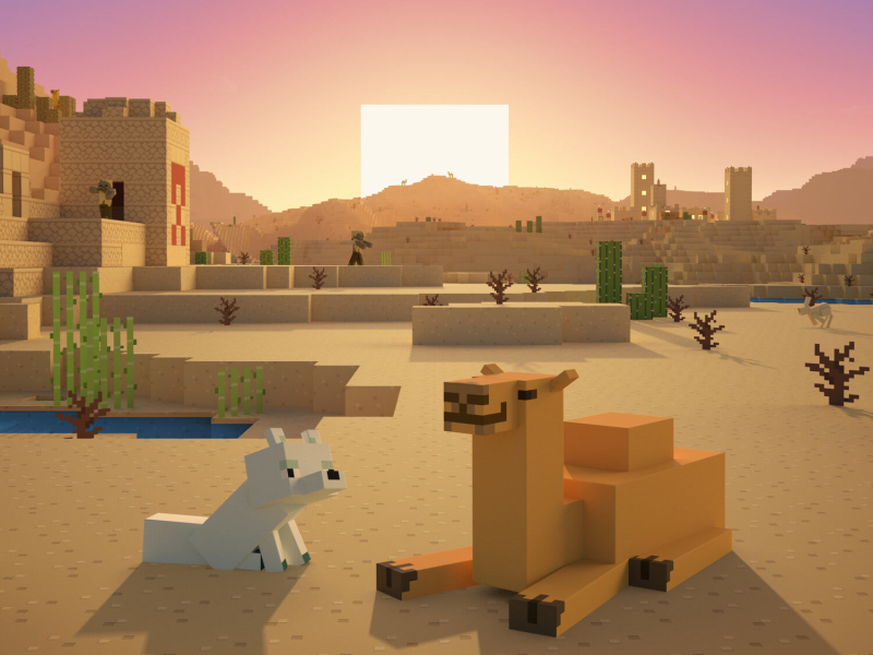 Minecraft Soothing Scenes: Dreamy Desert (Single)