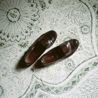 Rote Lederloafer (Single)