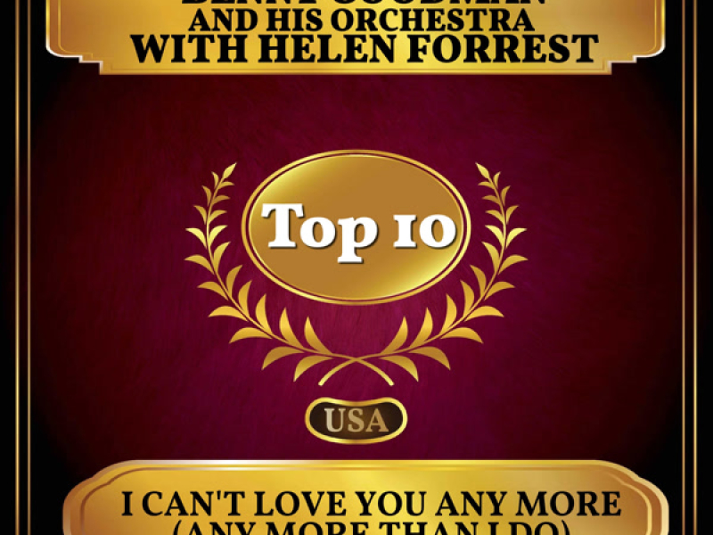 I Can't Love You Any More (Any More Than I Do) (Billboard Hot 100 - No 8) (Single)