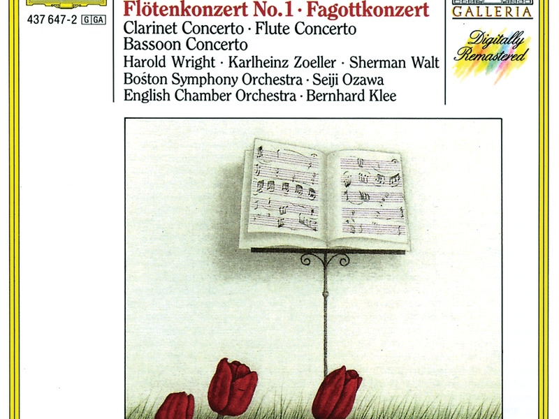 Mozart: Clarinet Concerto; Flute Concerto; Bassoon Concerto in B