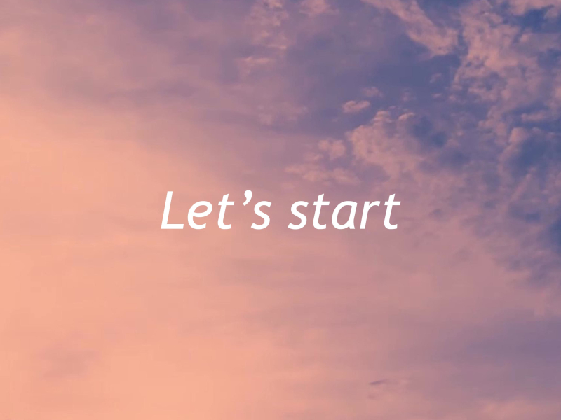 Let's start (Single)