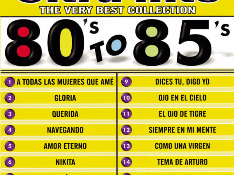 Ultra Hits - The Very Best Collection - 80's To 85's