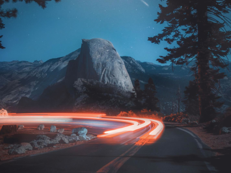 Thunderstorms Raging Through Yosemite National Park (Single)