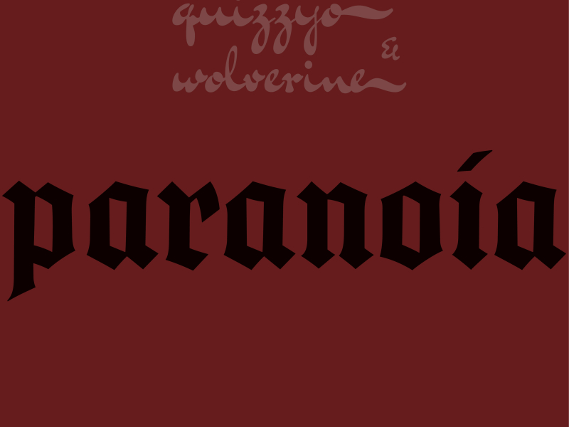 Paranoia (Single)