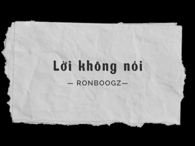 Lời không nói (Single)