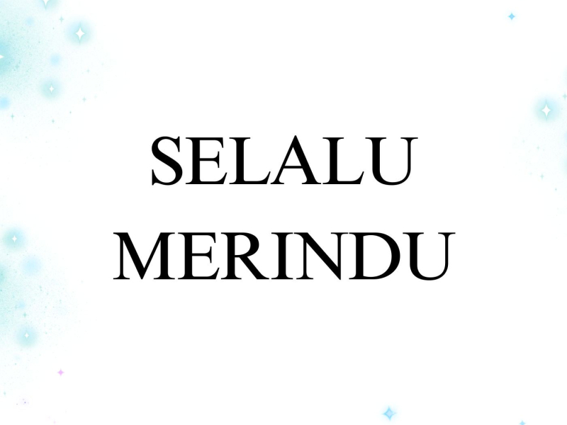 Selalu Merindu (Single)