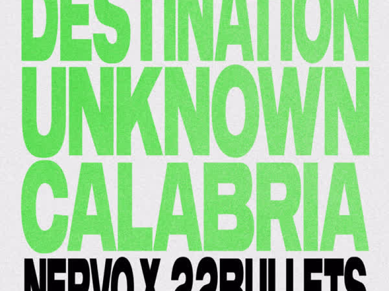 Destination Unknown (Calabria) (Single)