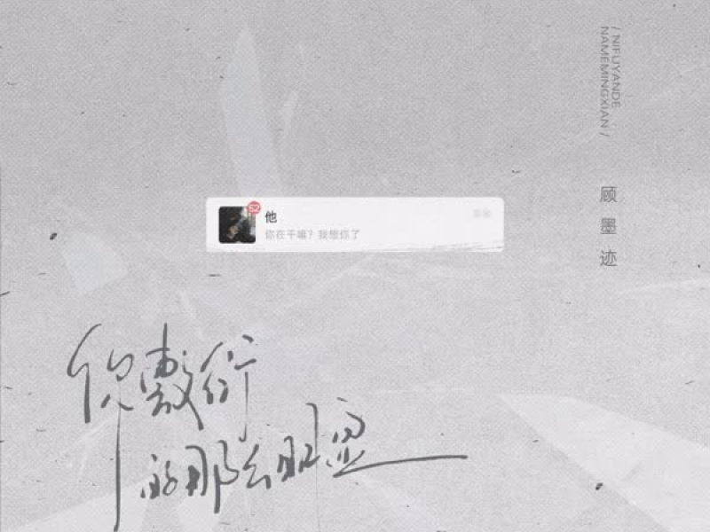 你敷衍的那么明显 (Single)