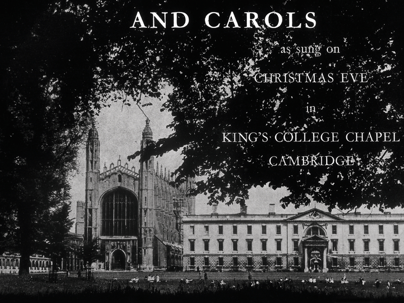 A Festival of Lessons and Carols