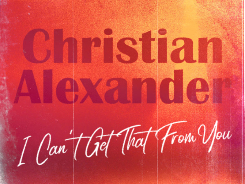 I Can't Get That From You (Single)